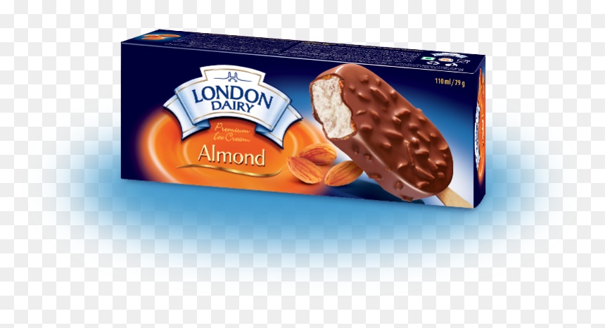 London Dairy Ice Cream Hazelnut, HD Png Download - almond png