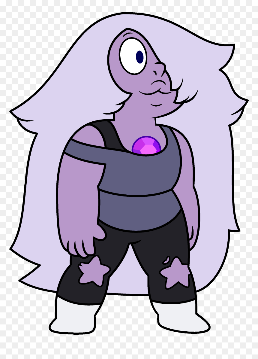 Gem Glow And After - Amethyst Steven Universe Gems, HD Png Download - amethyst png