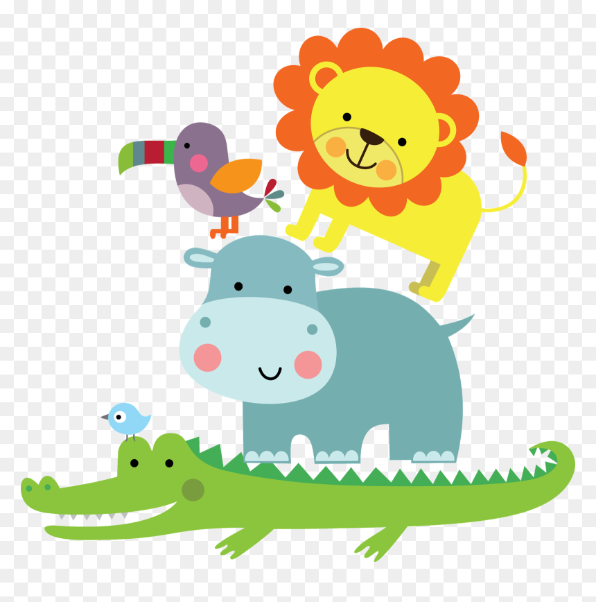 Thumb Image - Animals To Color Animated, HD Png Download - safari png