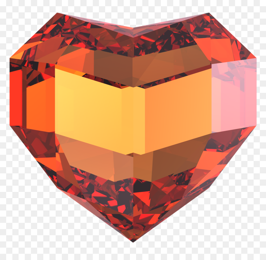 Heart-shaped Precious Stones [png] - Saphire Crystal Transparent Background, Png Download - stones png