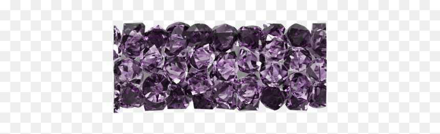 Swarovski 5951 Fine Rocks Tube Bead 15mm Amethyst - Amethyst, HD Png Download - amethyst png