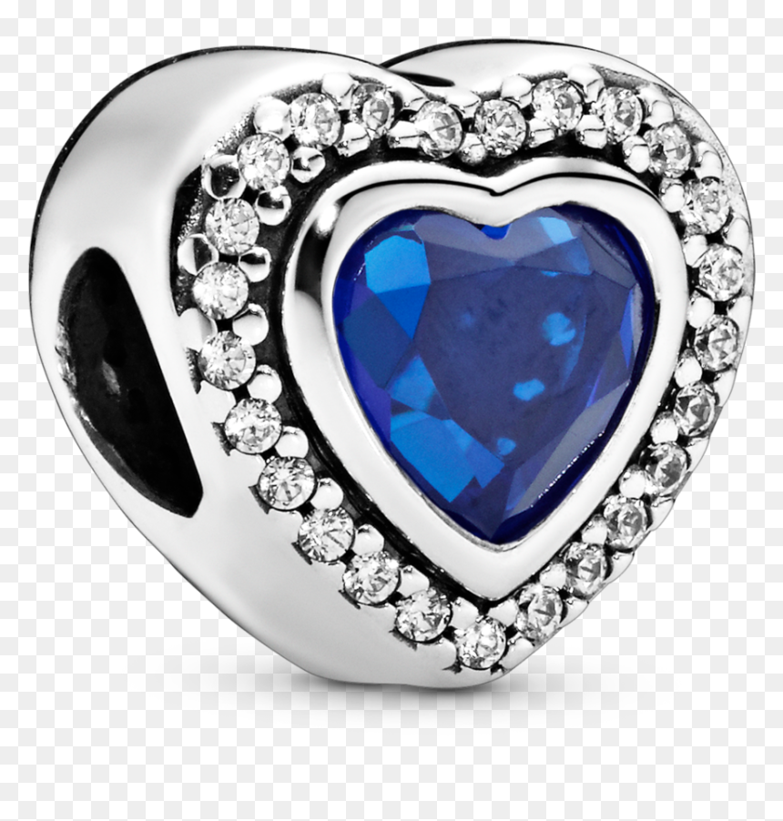 Pandora - Title - Tag - Blue Charms Pandora, HD Png Download - blue heart png