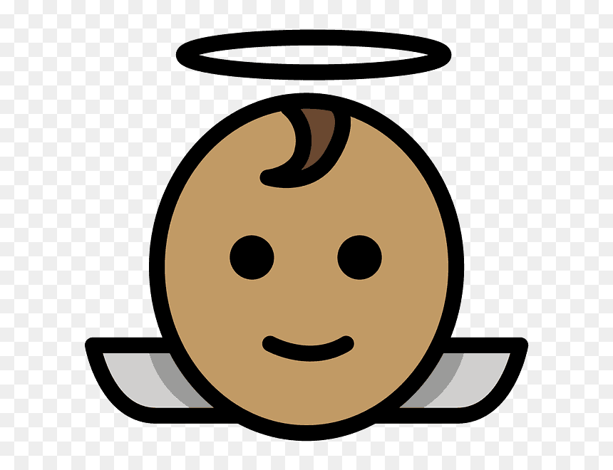 Baby Angel Emoji Clipart - Emoji, HD Png Download - angel emoji png