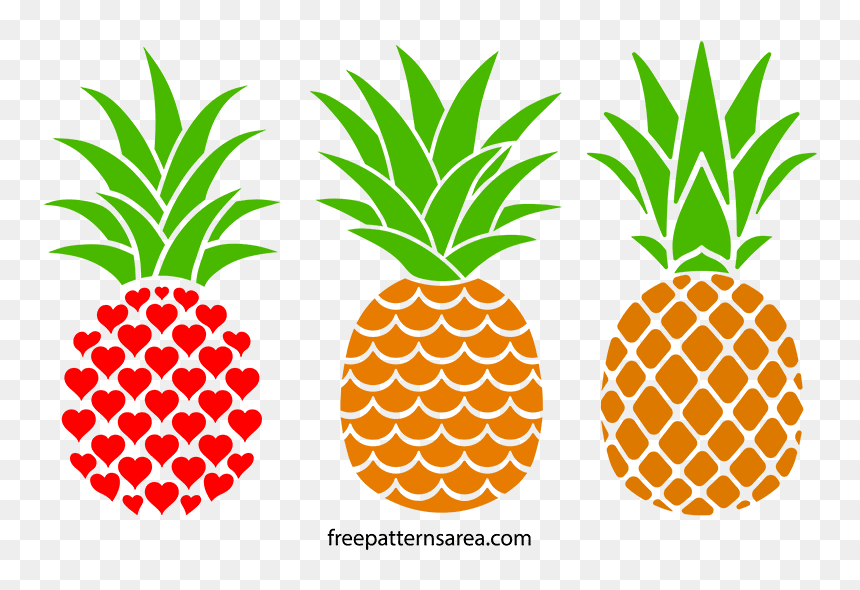 Pineapple Silhouette, HD Png Download - pineapple clipart png