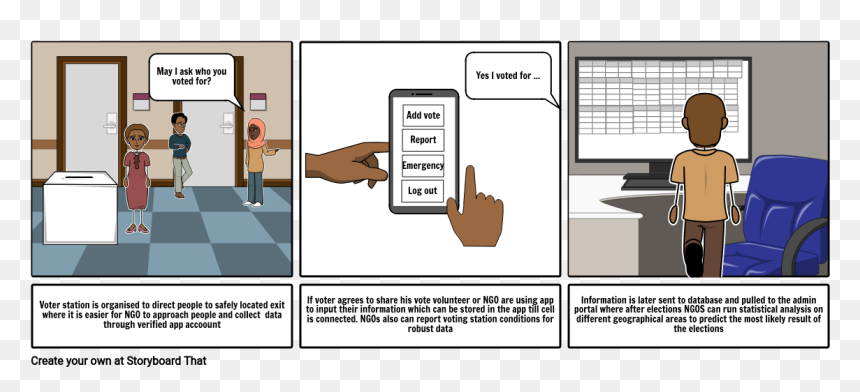 Cartoon, HD Png Download - i voted png