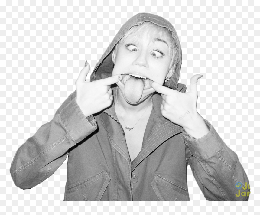 Miley Cyrus Png Picture - Miley Cyrus Silly Face, Transparent Png - miley cyrus png