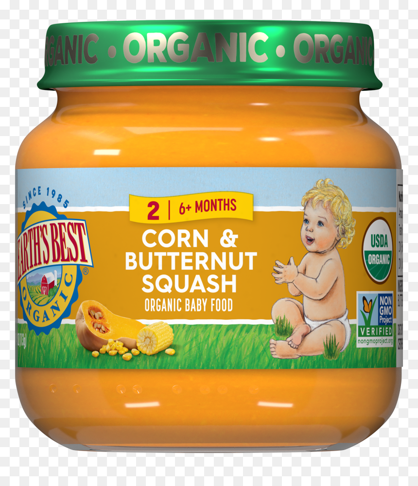Earth's Best Baby Food, HD Png Download - squash png
