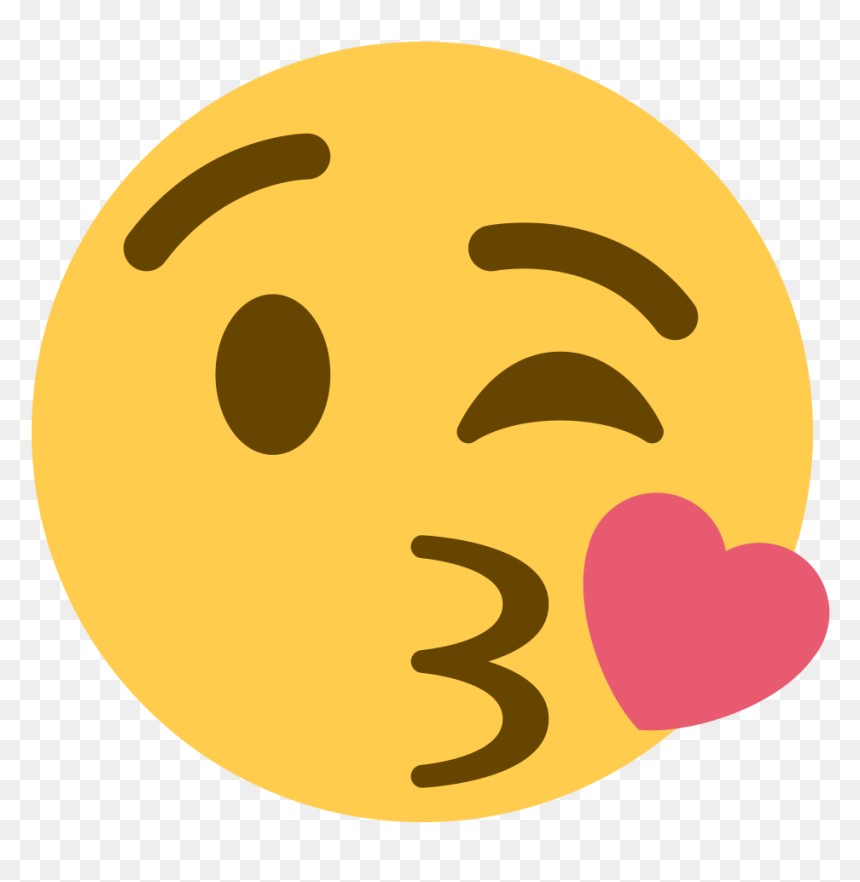 Emoji Face Throwing Kiss - Howth, HD Png Download - kiss emoji png