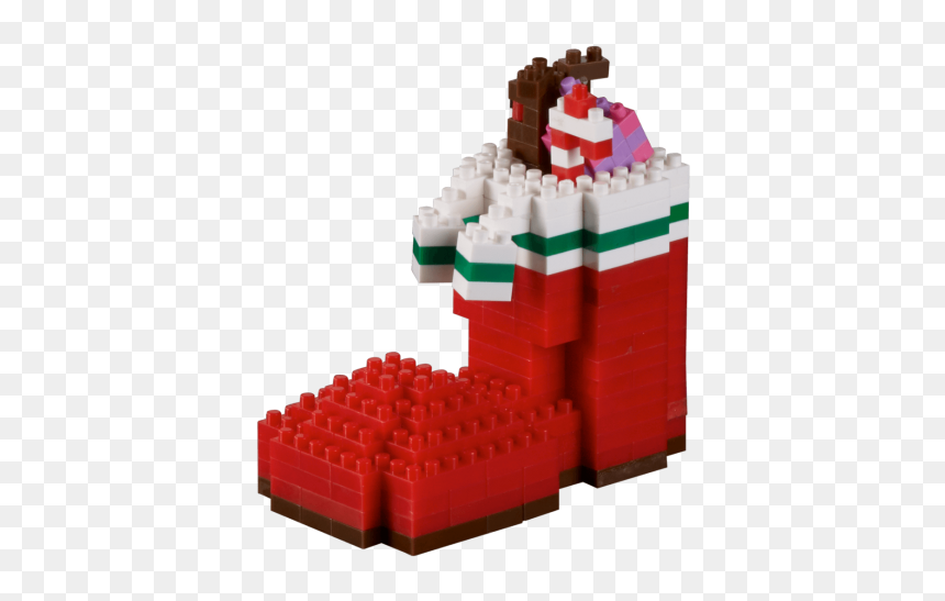 203 007 Stocking - Nikolausstiefel Lego, HD Png Download - stocking png