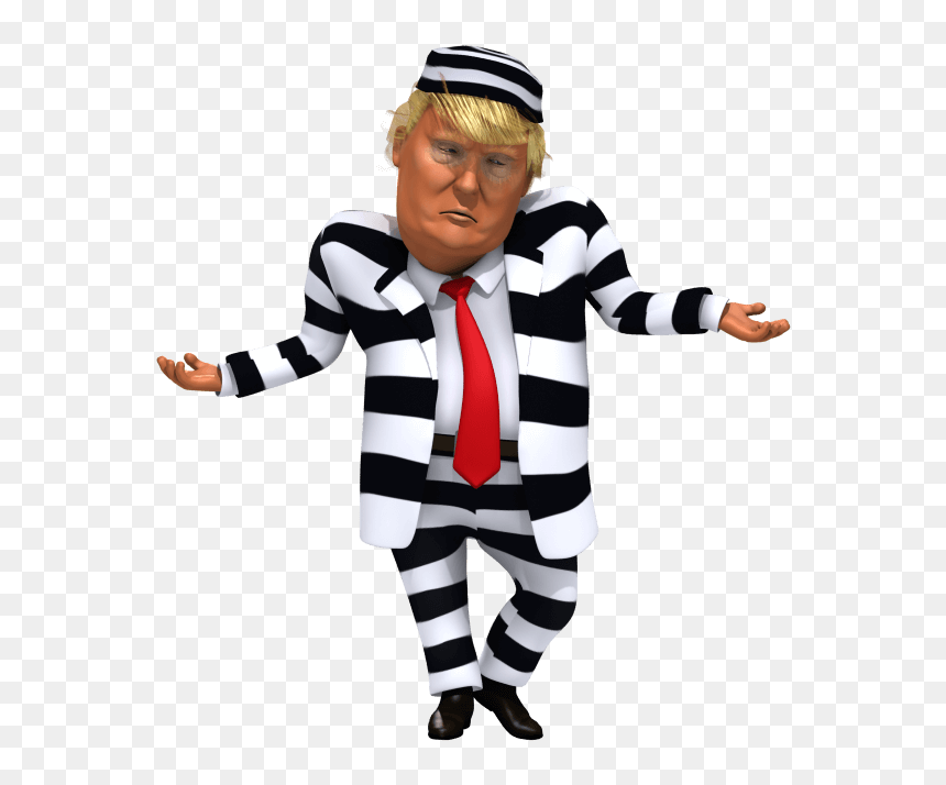 Trump In Stripes Suit - Toddler, HD Png Download - prison png