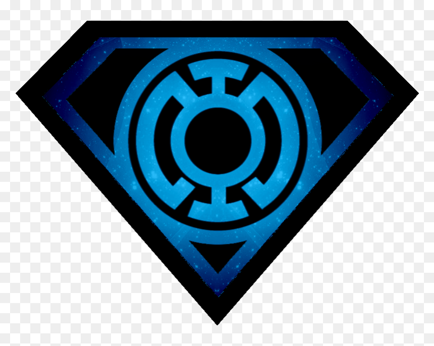 Superman Lanterns By Kalel7 On Clipart Library - Blue Lantern Super Man, HD Png Download - green lantern logo png