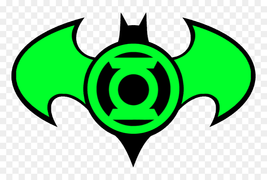 No Caption Provided - Green Lantern Batman Logo, HD Png Download - green lantern logo png