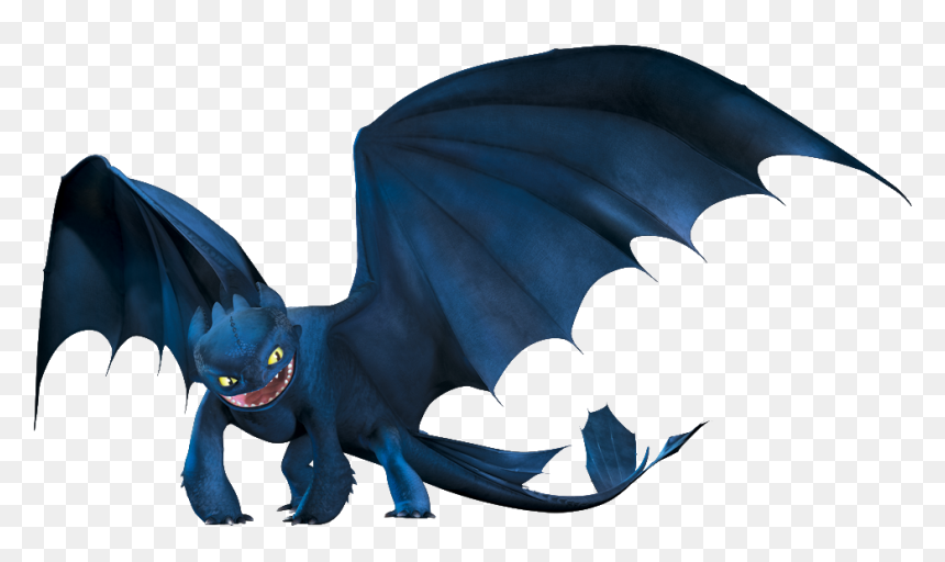 Night Fury Hot To Train Your Dragon, HD Png Download - dragons png