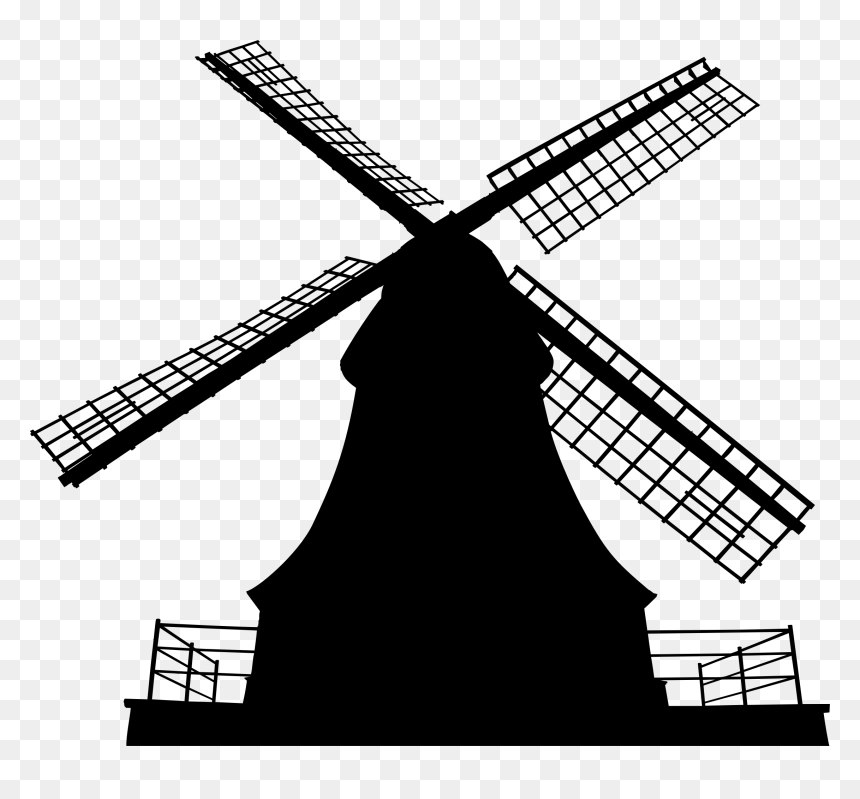 Windmill,building,string Instrument, HD Png Download - wind turbine png