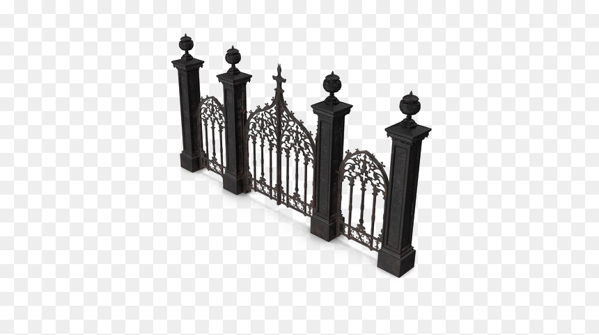 Cemetery Gates Png Free Download - Modelos De Puertas De Cementerios, Transparent Png - cemetery png