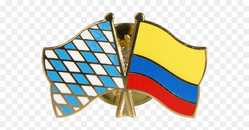 Colombia Friendship Flag Pin, Badge - Flag, HD Png Download - colombia flag png