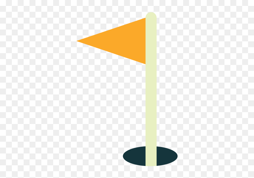 Illustration, HD Png Download - golf flag png