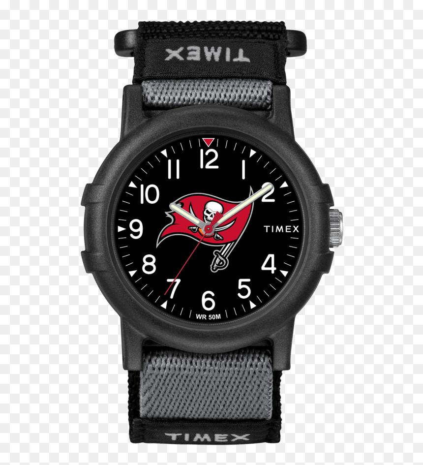Recruit Tampa Bay Buccaneers Large - Timex Watch Youth Recruit, HD Png Download - tampa bay buccaneers logo png