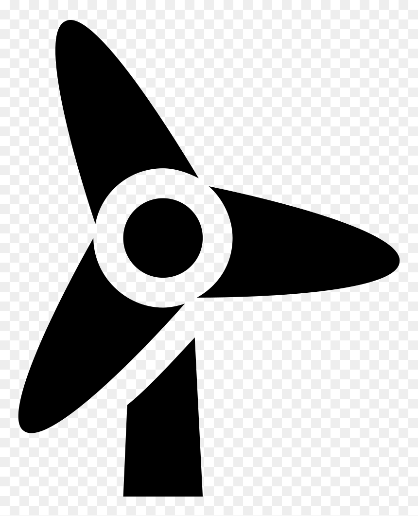 Wind Turbine - Wind Energy Sector Icon Png, Transparent Png - wind turbine png