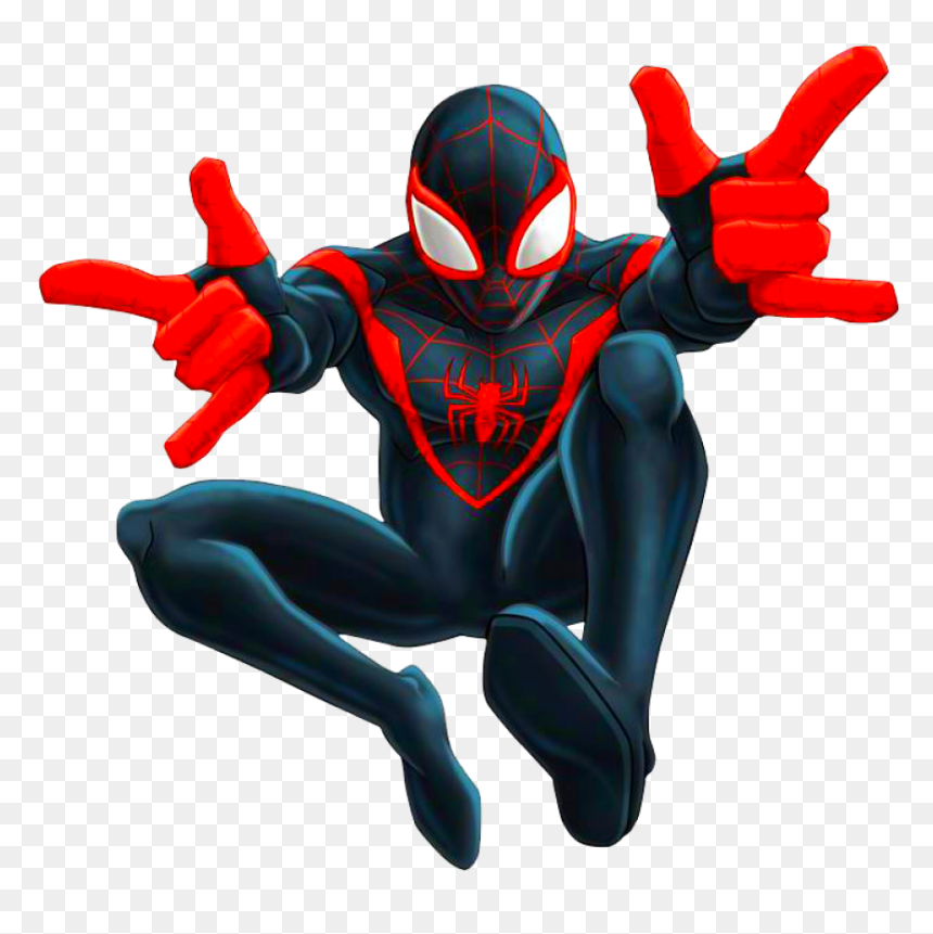 Ultimate Spiderman Png Image - Spiderman Miles Morales, Transparent Png - spoderman png