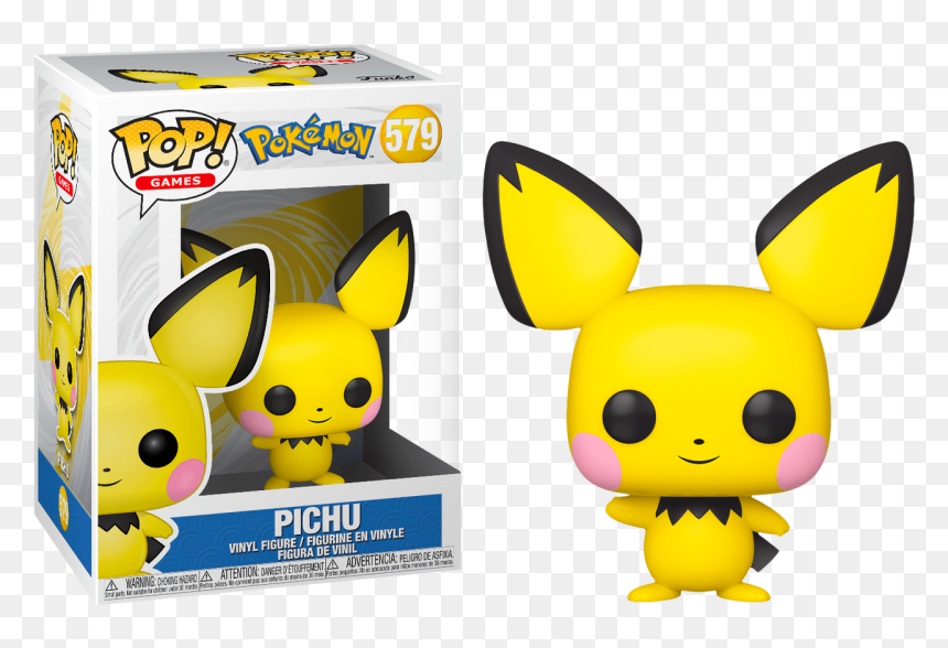 Pichu Pop Vinyl Figure - Pichu Funko Pop, HD Png Download - pichu png