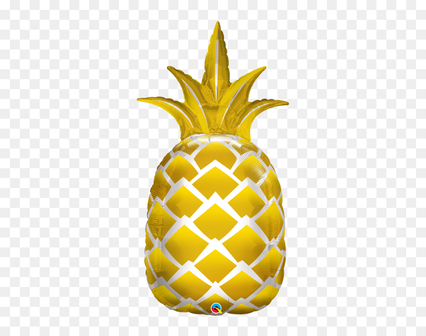Shopkin Clipart Pine Apple Crush Banner Transparent - Pineapple Foil Balloon, HD Png Download - pineapple clipart png