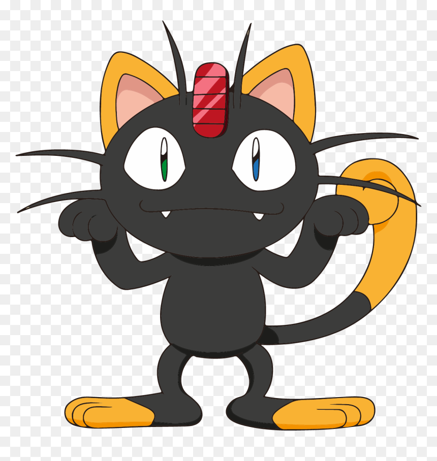 Cartoon, HD Png Download - meowth png