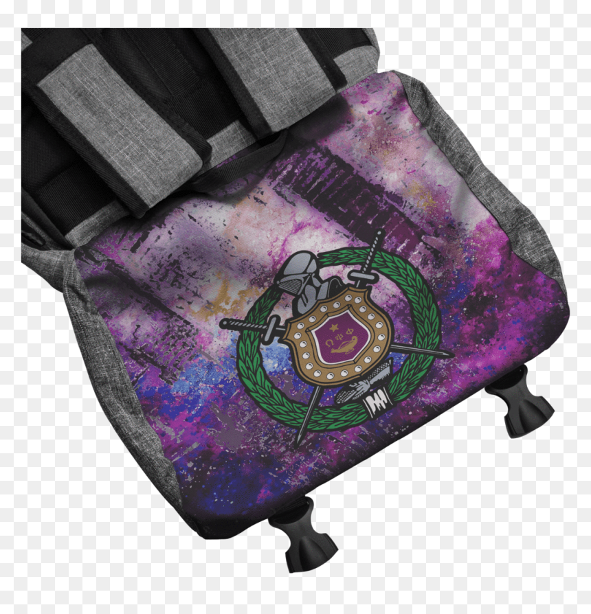 Backpack, HD Png Download - omega psi phi shield png