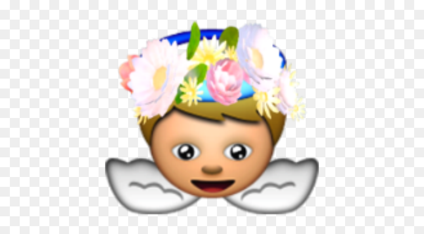 Angel, Kawaii, And Png Image - Guess The Emoji Piece Of Cake Level 6, Transparent Png - angel emoji png