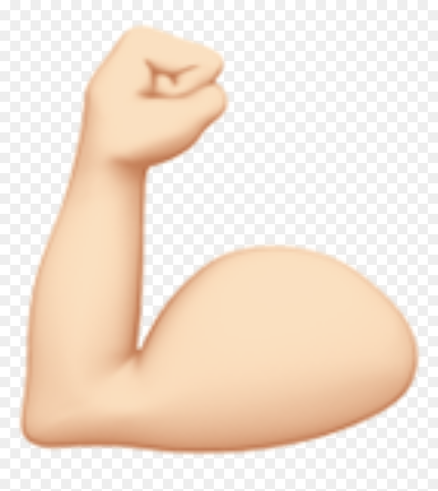 #iphone #emoji #iphoneemoji - Emoji, HD Png Download - muscle emoji png