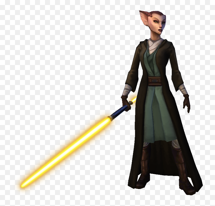 Unit Character Jedi Knight Guardian - Action Figure, HD Png Download - jedi png