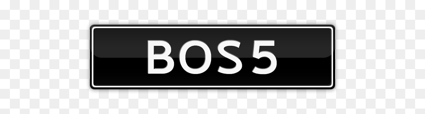Number, HD Png Download - license plate png