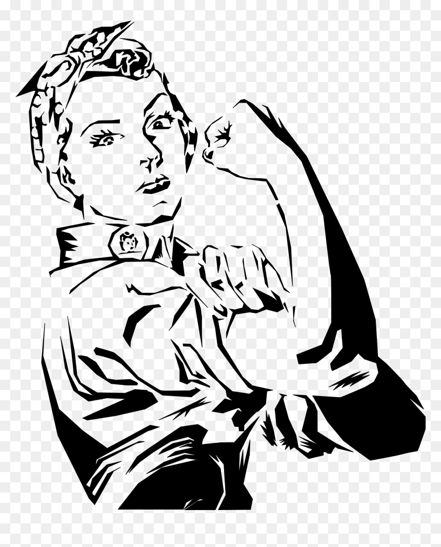 Rosie The Riveter Png, Transparent Png - rosie the riveter png