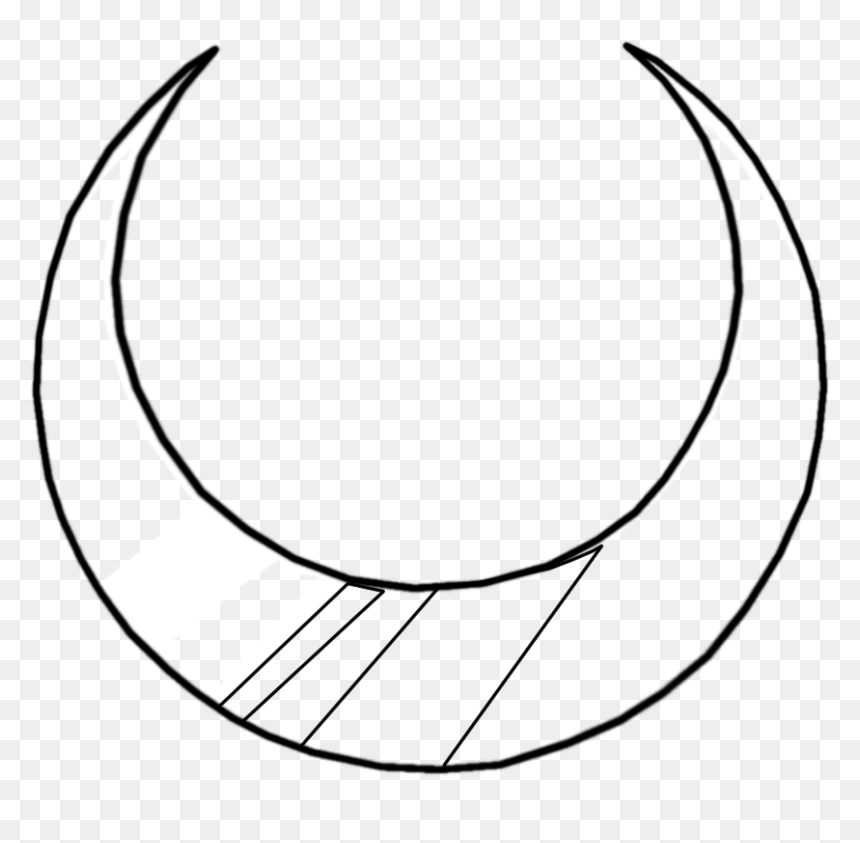 Collection Of Moon Drawing High Quality - Crescent Moon Line Drawing, HD Png Download - crescent png