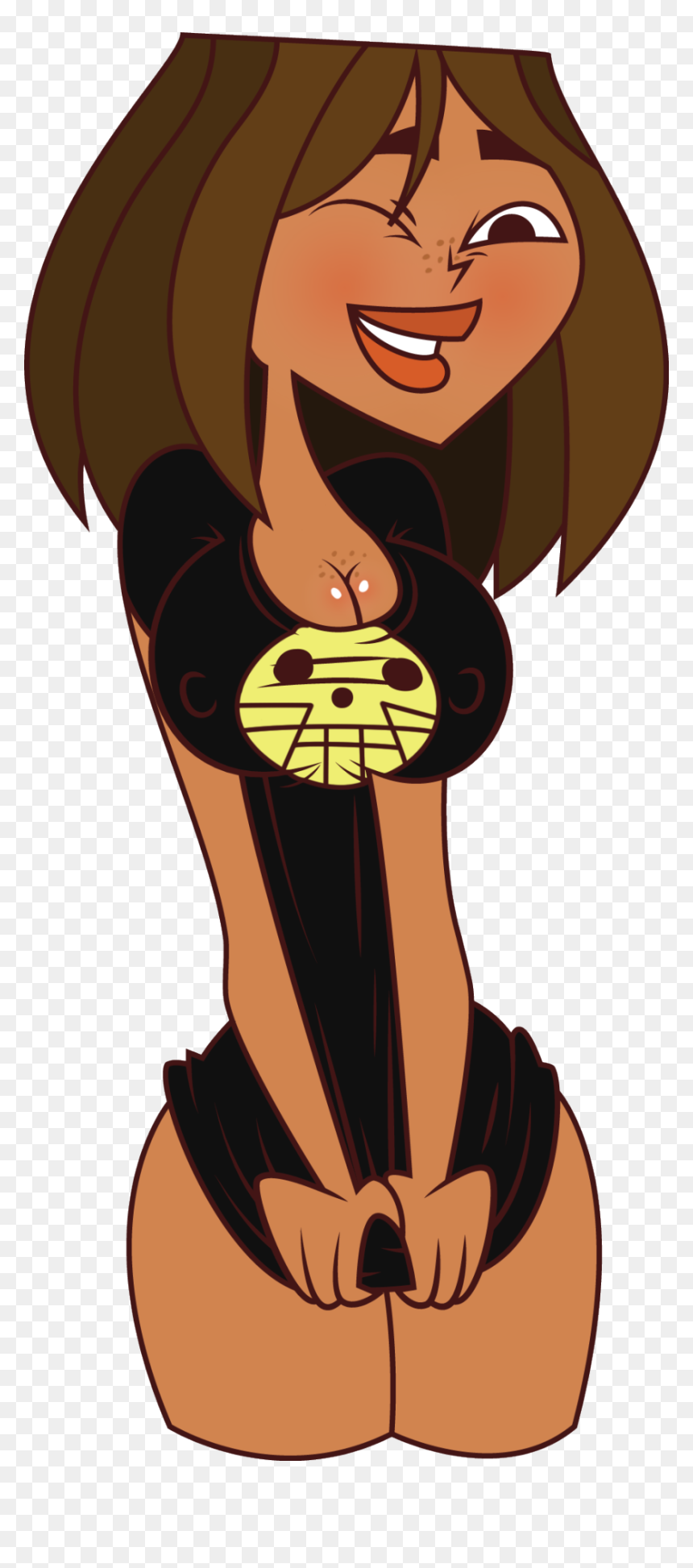 Courtney Tdi Courtney Total Drama Sexy Total Drama - Drama Total Gwen Sexy, HD Png Download - hot model png