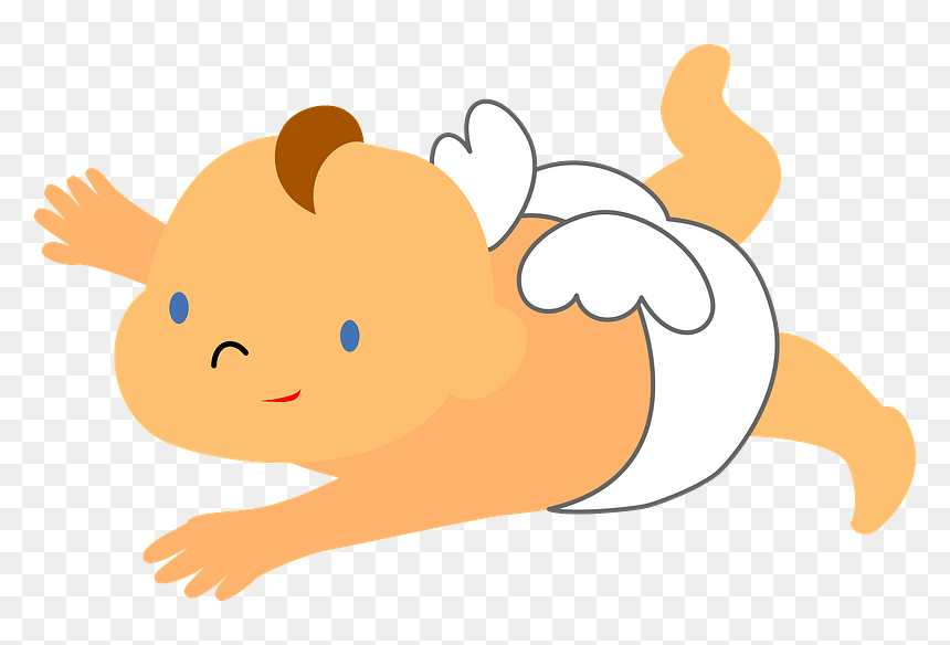 Angel Baby Clipart - Cartoon, HD Png Download - angel emoji png