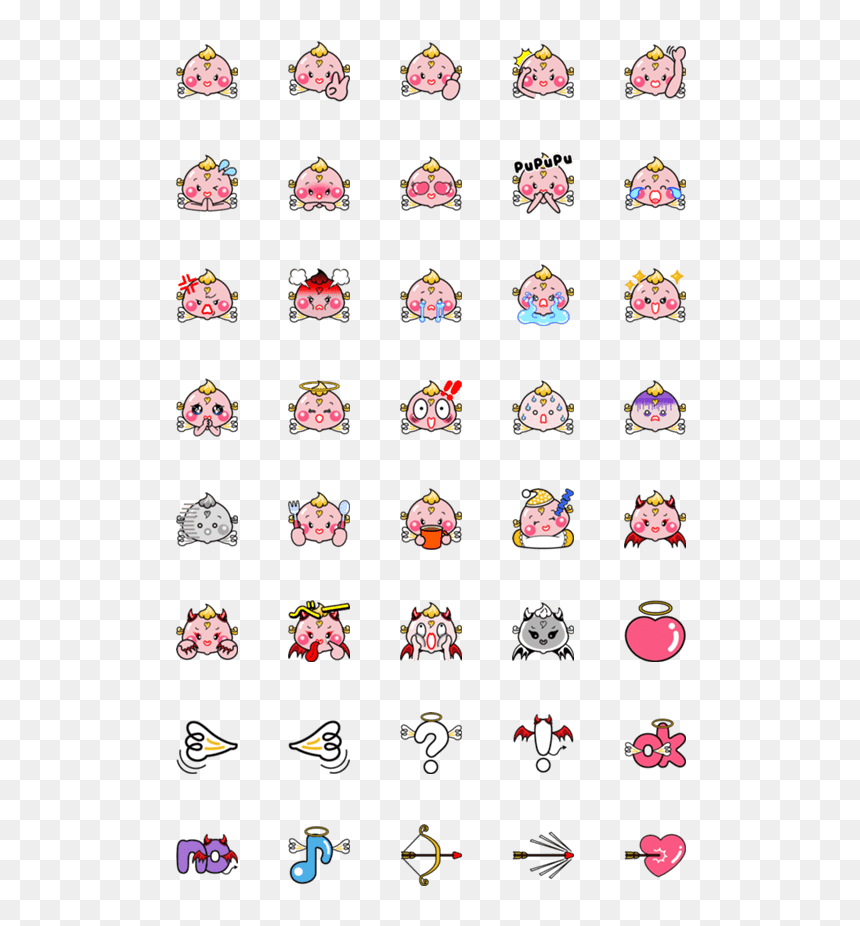 Nine Tailed Fox Emoji, HD Png Download - angel emoji png