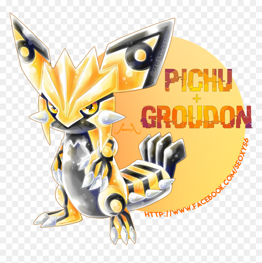 Pichu Groudon For More Of - Pichu Groudon, HD Png Download - pichu png