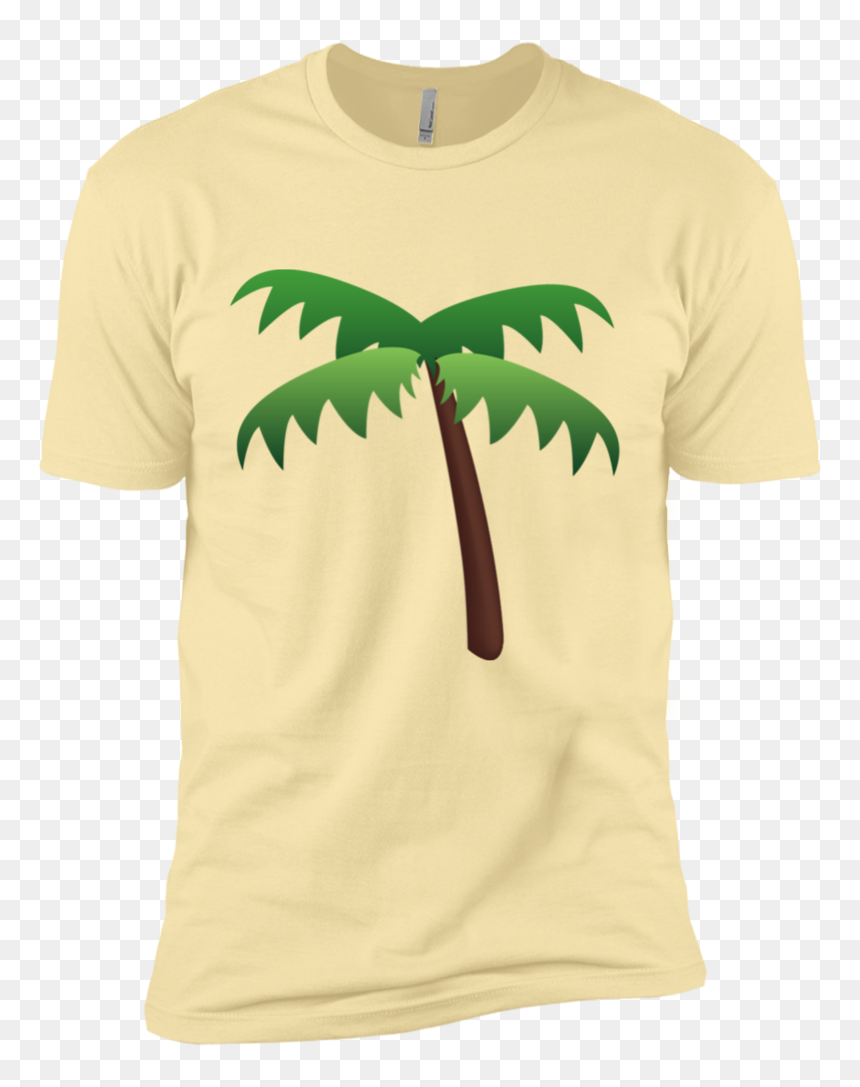 Palm Tree Emoji Nl3600 Next Level Premium Short Sleeve - Transparent Palm Tree Emoji Png, Png Download - palm tree emoji png