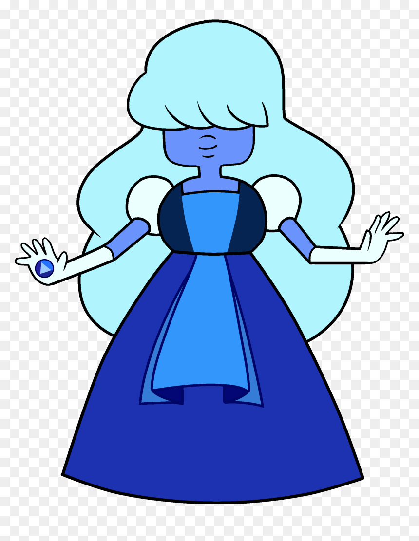 Model Sheet Png - Sapphire Steven Universe The Answer, Transparent Png - steven universe garnet png
