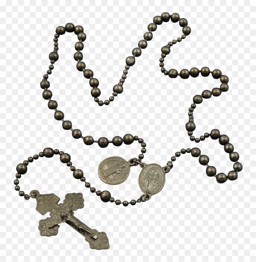 Rosary Transparent Tarzan - Combat Rosary Gun Metal, HD Png Download - rosary png
