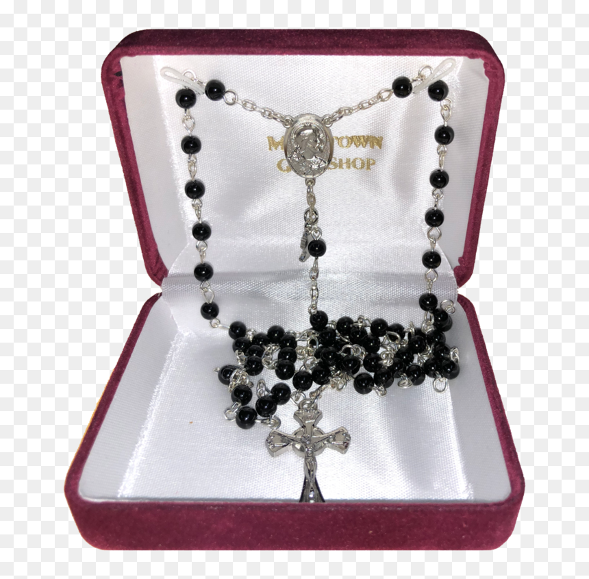 Comm Black Rosary W/chalice - Rosary, HD Png Download - rosary png