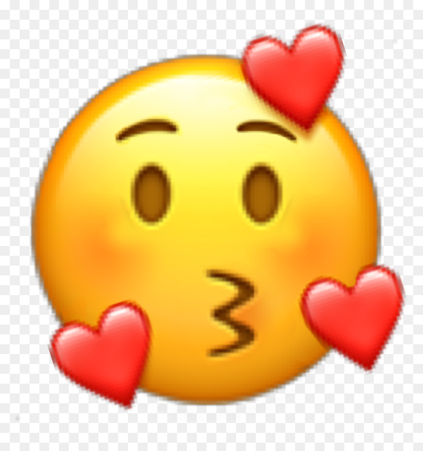 An Embarrassing And Awkward Kiss From A Dude In Love - Prettiest Girl He Fw, HD Png Download - kiss emoji png