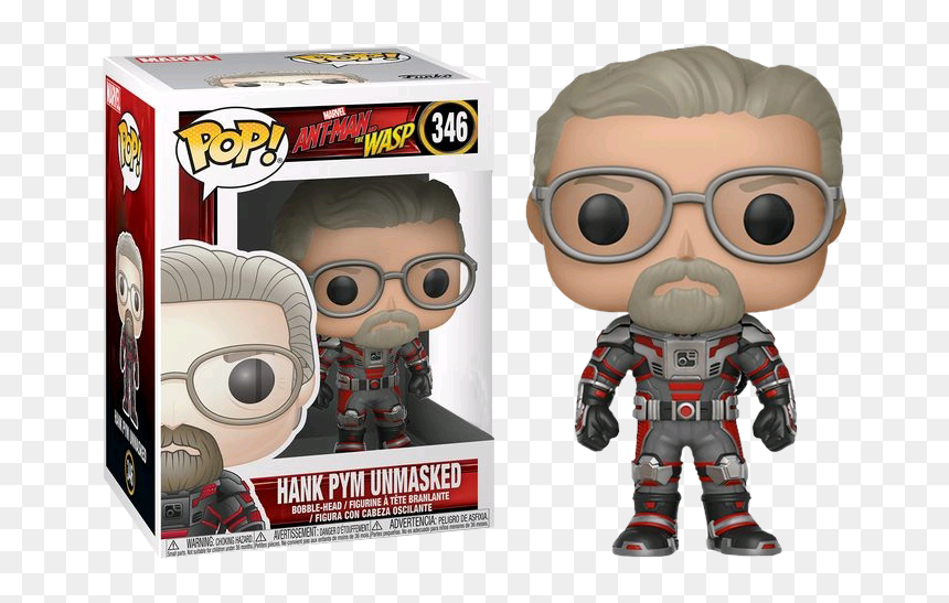 Hank Pym Unmasked Funko Pop, HD Png Download - ant man png