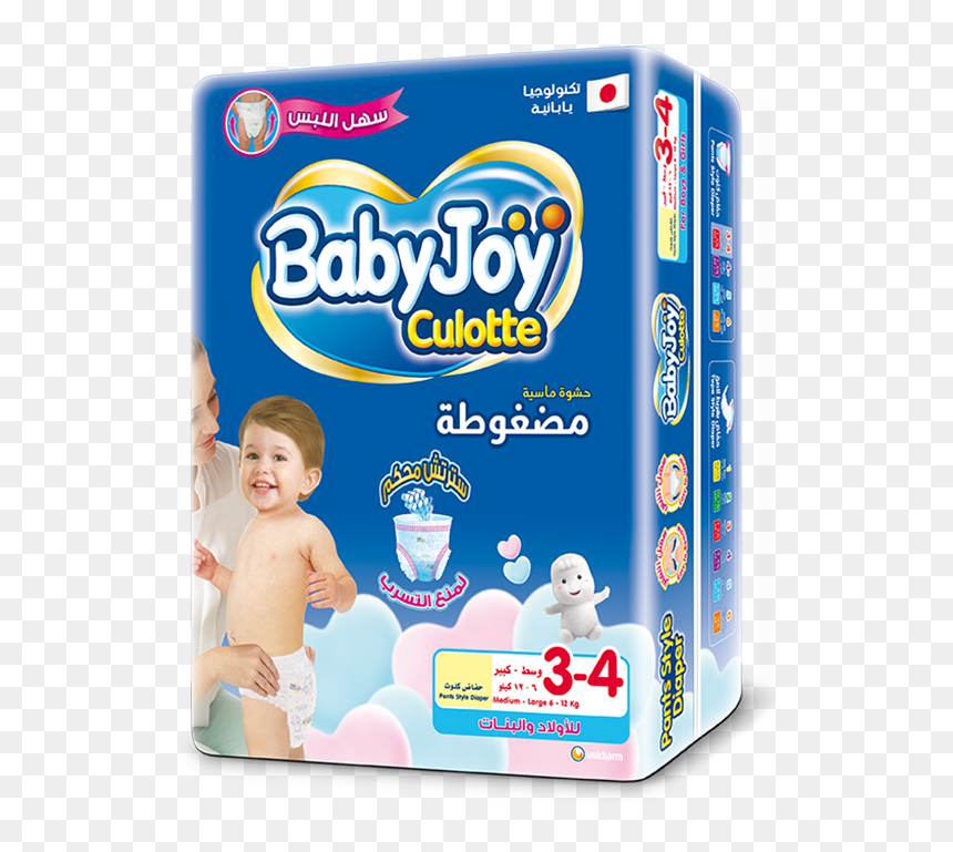 Babyjoy Culotte Diaper - Baby Joy Culotte, HD Png Download - diaper png