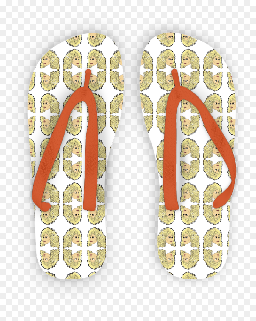 Dolly Mix Rhinestone Plain - Flip-flops, HD Png Download - flip flops png