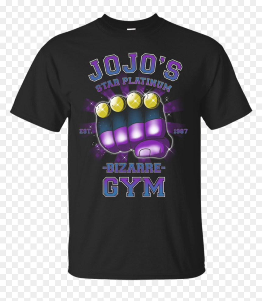 Star Platinum Gym - Active Shirt, HD Png Download - star platinum png