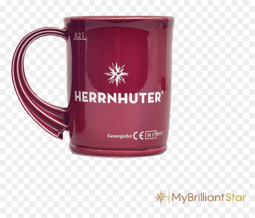 Herrnhut Star Mug - Beer Stein, HD Png Download - star silhouette png