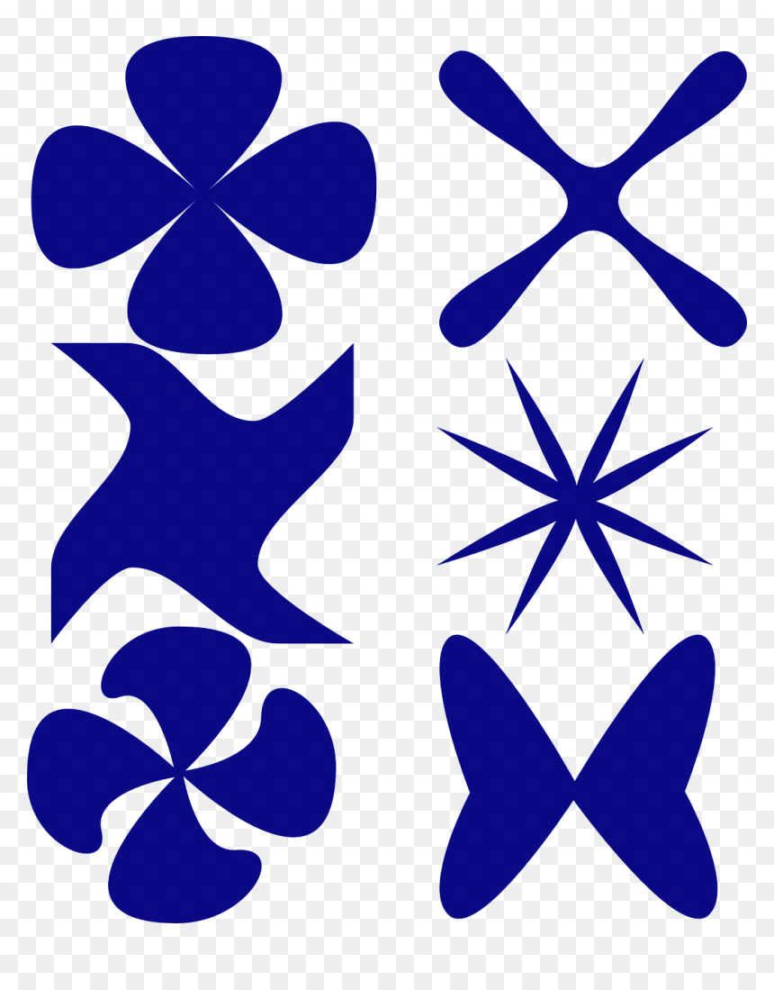 Organic Shape Clipart, HD Png Download - star silhouette png