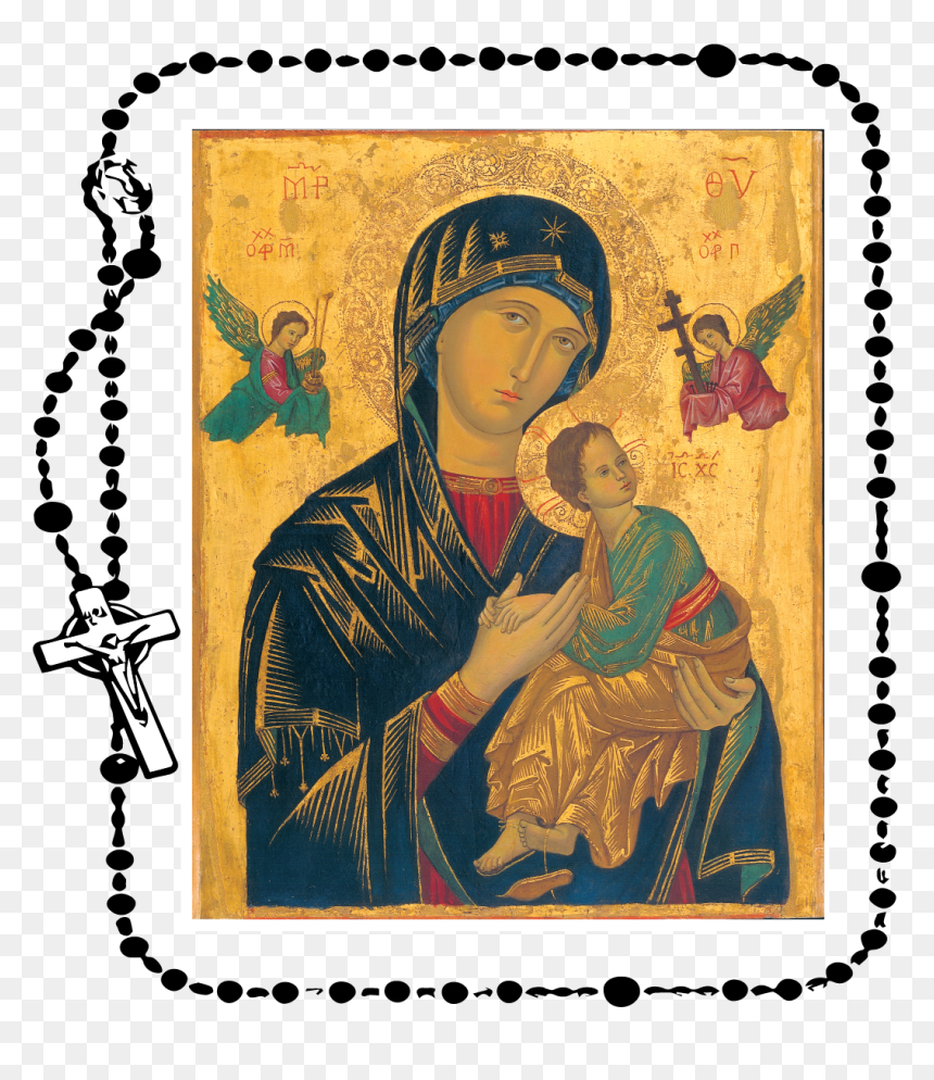 Rosary Of Our Mother Of Perpetual Help - Mother Of Perpetual Help, HD Png Download - rosary png